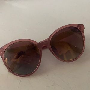 DIFF Eyewear Pink Sunglasses